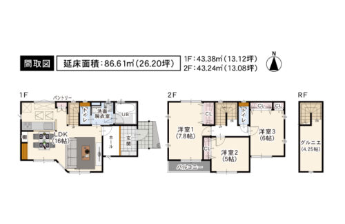 《建物参考プラン》間取図