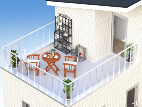 ルーフバルコニーパース