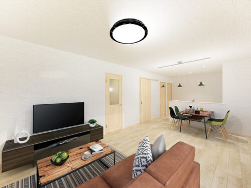 [完成予想パース]LDK