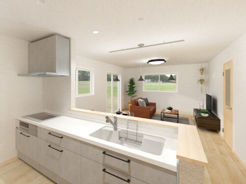 [完成予想パース]LDK