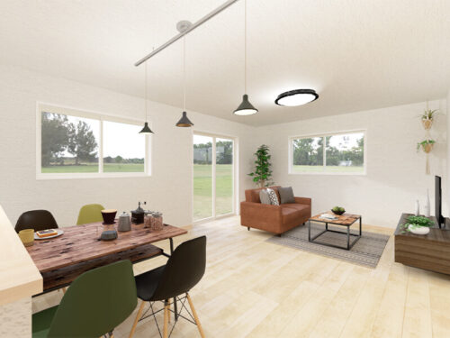 [完成予想パース]LDK